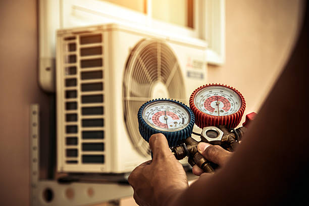 Professional Hvac Maintenance technician working in Parsippany, NJ
